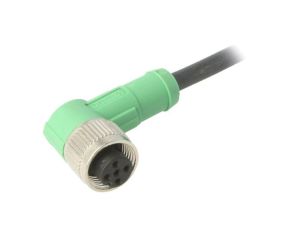 1669864 Kabel do czujników/automatyki, M12, Ilość pinów: 5, kątowe, 3m, wtyk, 60VAC