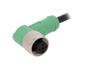 1693526 Kabel do czujników/automatyki, M12, Ilość pinów: 4, kątowe, 3m, wtyk, 4A