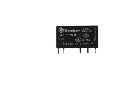 Przekaźnik miniaturowy 1P 6A 24V DC AgNi 34.51.7.024.0010