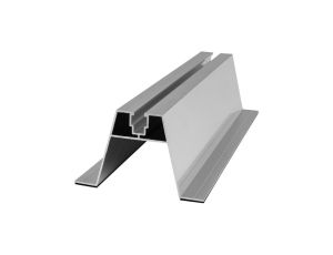Mostek na blachę trapezową Uchwyt trapezowy aluminiowy szyna montażowa 400x70mm do paneli PV