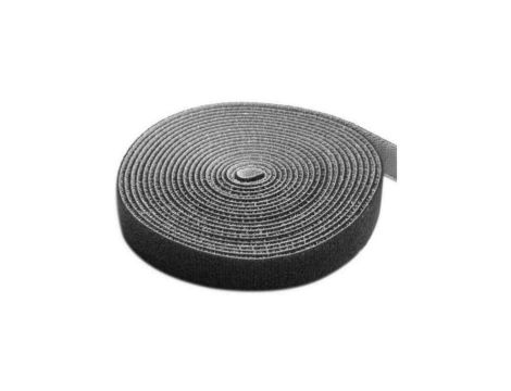 Opaska kablowa taśma rzepowa szer 20mm do cięcia ISWT-ROLL-2010BKTY /10 m/
