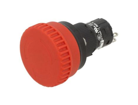 XB6ETN521P Przełącznik bezpieczeństwa 16mm Poz.stab: 2 NC x2 czerwony