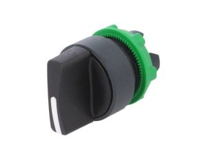 ZB5AD2 Przełącznik obrotowy 22mm Poz.stab: 2 czarny IP66 Poz: 2