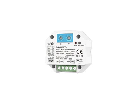 Konwerter sygnału sterowania DALI (WiFi) Skydance - sterowanie WiFi - 6w1 - DALI Bus/24V - DA-M(WT)