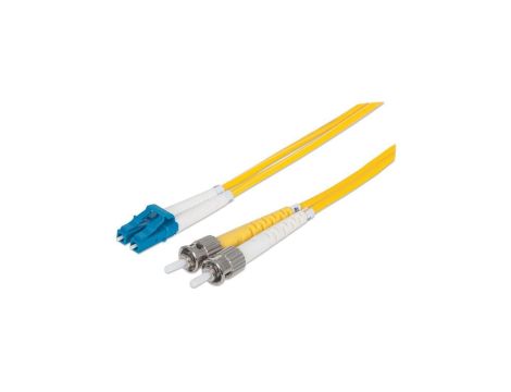 Kabel światłowodowy, jednomodowy, duplex, OS2, żółty, lc/st, 750011 /2m/