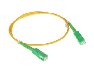 Patchcord światłowodowy jednomodowy PC-SC-APC/SC-APC-0.5 0.5m