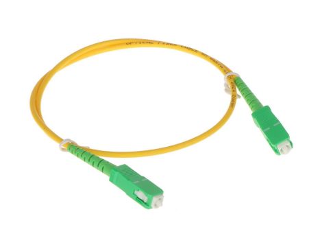 Patchcord światłowodowy jednomodowy PC-SC-APC/SC-APC-0.5 0.5m