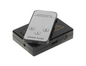 Przełącznik HDMI-SW-3/1-IR-4K