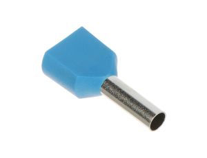 Końcówka tulejkowa podwójna TUL-2X2.5/10/DIN-BL*P100