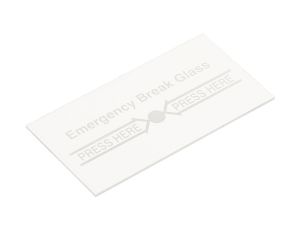 Szybka zapasowa do orzycisków awaryjnych PW-C1/GLASS