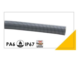 Peszel poliamidowy PA6-S bezhalogenowy 23,2mm/28,9mm DN 23 szary 801.223.0 /50m/