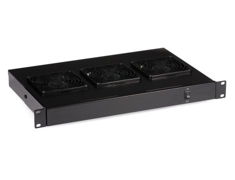 Panel wentylatorów do szaf RACK 19cali 1U A19P-3W