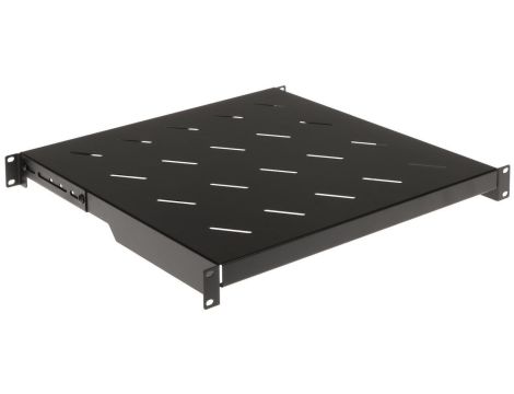 Regulowana półka do szafy RACK 19cali P19R/450/B-L