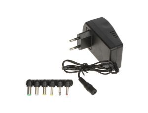 Zasilacz wtyczkowy impulsowy uniwersalny 3-12V/2.5A/TAY
