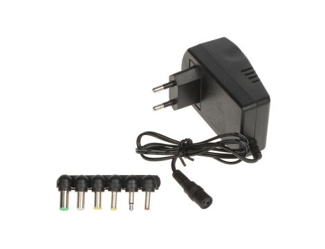 Zasilacz wtyczkowy impulsowy uniwersalny 3-12V/2.5A/TAY
