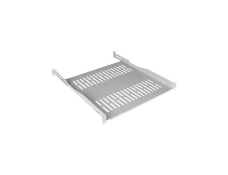 Półka regulowana do szafy RACK 19 1U 450mm (550mm) szara NEKU