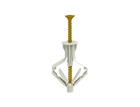 Kołki rozporowe GKW 10x50mm z wkrętem PZ 3,5x60mm płyt G-K, do pustych powierzchni KLIMAS 100szt
