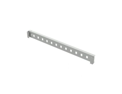 Patch panel pusty RACK 19 1U 12xSC simplex szary