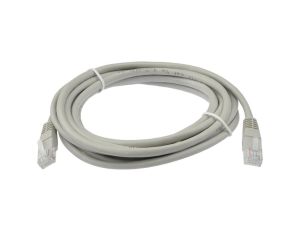 Patchcord UTP kat.6 kabel sieciowy LAN 2x RJ45 linka szary 20m