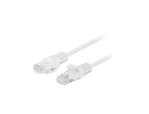 Patchcord UTP kat.6 kabel sieciowy LAN 2x RJ45 linka biały 1m LANBERG