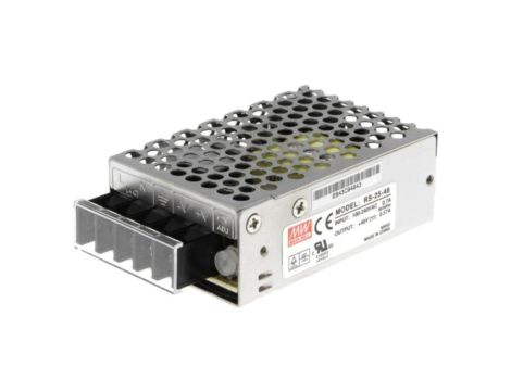 Zasilacz impulsowy, do wbudowania,modułowy, 25W, 48VDC, 0,57A RS-25-48