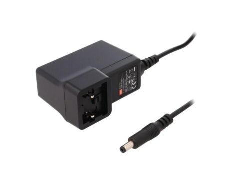 Zasilacz impulsowy, sieciowy,wtykowy, 9VDC, 2A, 18W, Wyj: 5,5/2,1 GEM18I09-P1J