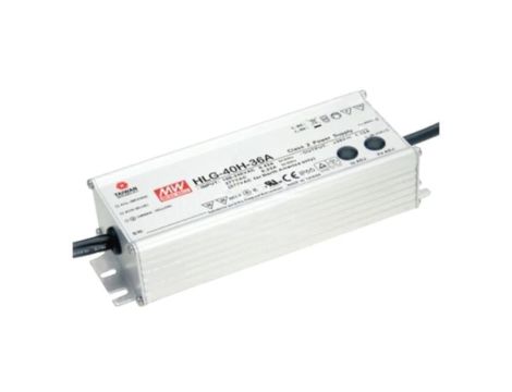 Zasilacz impulsowy, LED, 40W, 12VDC, 23,33A, 90305VAC, IP65 HLG-40H-12A