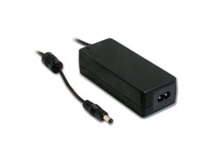 Zasilacz impulsowy, 18VDC, 3,33A, Wyj: 5,5/2,1, 60W, 80264VAC GSM60B18-P1J