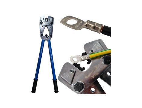 Praska mechaniczna do końcówek kablowych 10-120 / np. do KCS, KLA / zaciskarka do kabli 10-120mm2 / Praska 10-16-25-35-50-70-95-