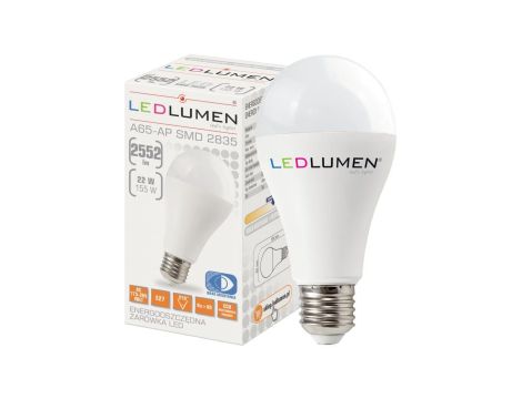 Żarówka A65-AP E27 22W 2552lm LED CCD NW biała neutralna
