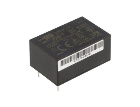 Przetwornica AC/DC, 1W, Napięcie wejściowe: 85305VAC,120430VDC, Napięcie wyjściowe: 12VDC IRM-01-12