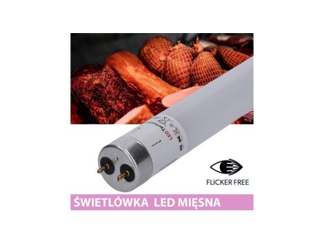 Świetlówka led T8 G13 mięsna 150cm 22W PC Prescot