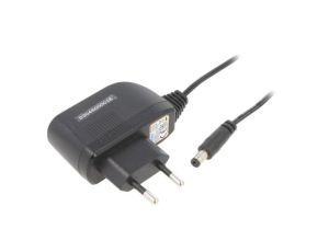 Zasilacz impulsowy, sieciowy,wtykowy, 5VDC, 1A, 5W, Wyj: 5,5/2,5 AMA5ER5-050100Y