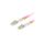 Patchcord światłowodowy MM LC/UPC-LC/UPC duplex 3mm OM4 purple 2m LANBERG