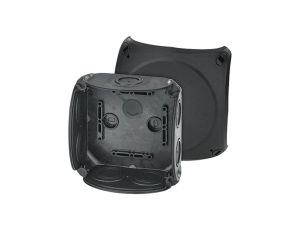 Puszka instalacyjna DK 0600 B natynkowa bez zacisków 130x130x77mm hermetyczna IP66 czarna HENSEL