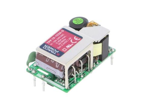 TPP15-103A-D Zasilacz impulsowy, otwarty, 13,2W, 120370VDC, 85264VAC, Output: 1