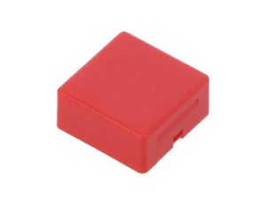 Klawisz 15x15mm kwadratowy czerwony AML51-C10R