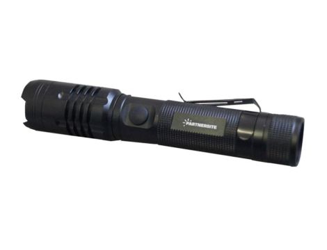 Akumulatorowa latarka LED LFR15R, 15W, 1500lm, 2600mAh, z ładowaniem na wejście USB 16143 PARTNERSITE
