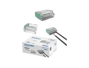 Złączka instalacyjna do przewodów sztywnych maks. 2.5mm 5-przew. EDO205 100 szt.