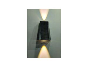 Oprawa solar LED architektoniczna 2 x 2W 70lm 3.7Vx1500mAh barwa naturalna 4000K IP54 LGS540N