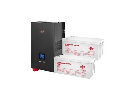 ZESTAW ZASILANIA AWARYJNEGO UPS + 2 AKUMULATOR ŻELOWY 3600VA 2500W 4800Wh