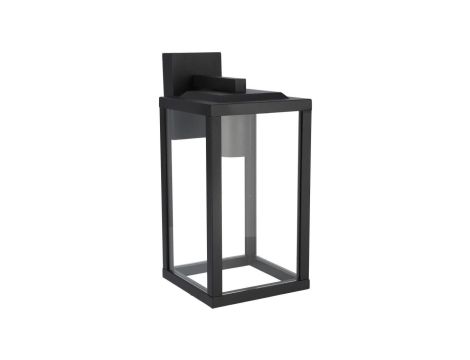 Ogrodowa oprawa elewacyjna kinkiet Gaja T Black E27 czarny IP44 EDO777369