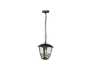 Lampa ogrodowa wisząca Imma Black C E27 czarny łańcuch 1,1m IP44 EDO777383