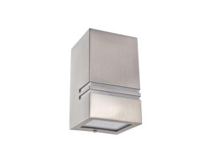 Ogrodowa oprawa elewacyjna, kinkiet hermetyczny Flevo Inox IP54 GU10 EDO777153