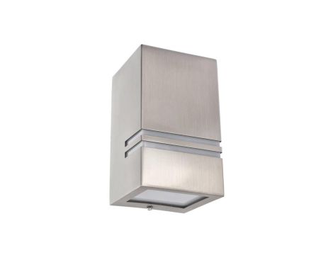 Ogrodowa oprawa elewacyjna, kinkiet hermetyczny Flevo Inox IP54 GU10 EDO777153