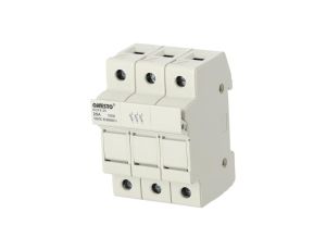 Podstawa bezpiecznikowa 25A 3-biegunowa 3P (1000V DC) 3-modułowa na wkładki 10x38mm ONESTO