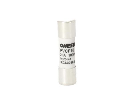 Bezpiecznik rurkowy Wkładka topikowa solarna gPV 25A 10x38mm (1000V DC) ONESTO