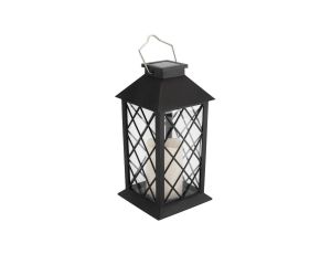 Lampa Solarna Ogrodowa LED Stojąca LIRIO 2 IP44 Wisząca Czarna Latarenka LUMILED