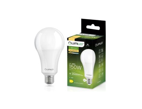 Żarówka LED E27 A80 18W = 150W 2500lm 3000K Ciepła 260 LUMILED