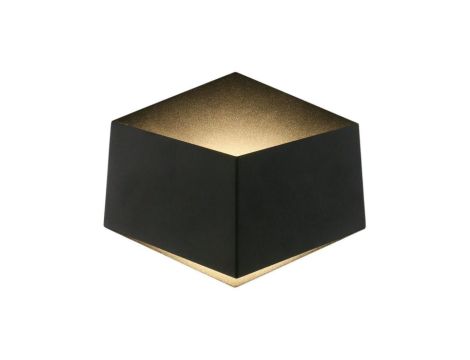 Lampa ścienna, kinkiet 120st LED 3W 300lm 3000K czarny barwa WW biała ciepła IP20 V-TAC VT-803-B